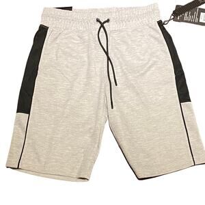 Game Time Mens Small Athletic Shorts in Gray with Black trim Flex Fit. NWT